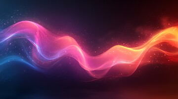紫色光晕波浪线3