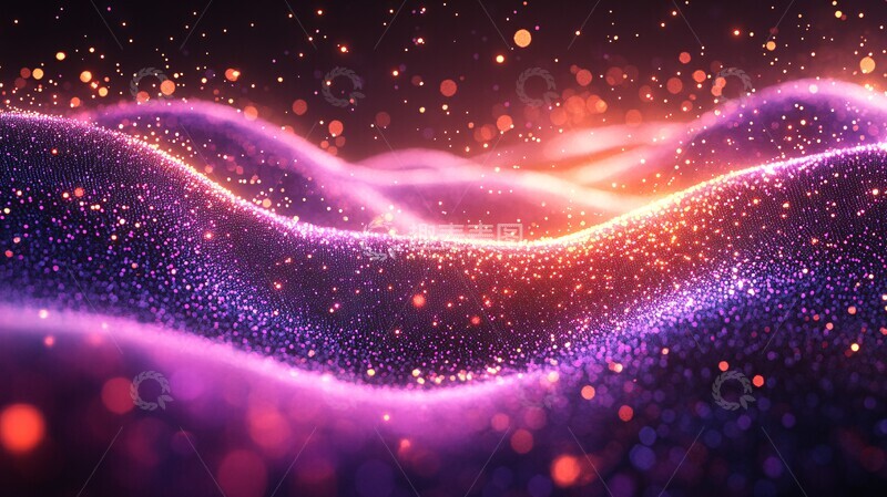 高清大图下载【趣麦麦图】紫色电路背景2