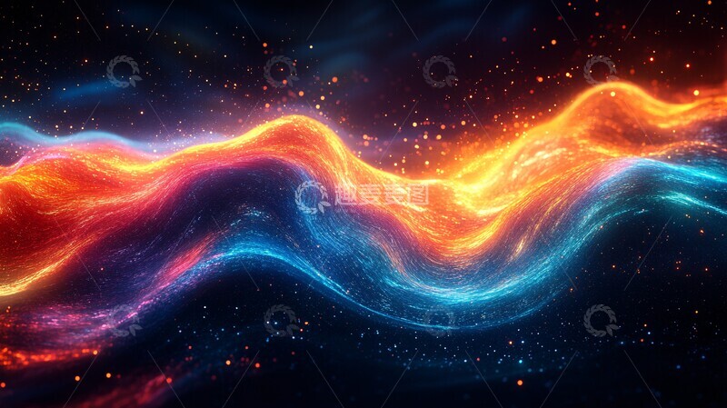高清大图下载【趣麦麦图】动态光影背景1