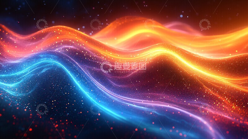 高清大图下载【趣麦麦图】动态光影背景3