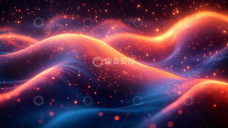 高清大图下载【趣麦麦图】流线渐变光影