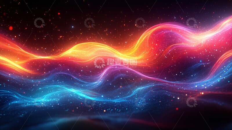 高清大图下载【趣麦麦图】动态光影背景2