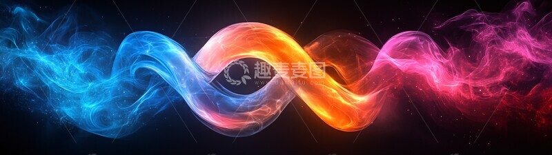 高清大图下载【趣麦麦图】无限符号霓虹灯3