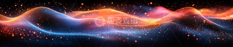 高清大图下载【趣麦麦图】数据波纹演化1