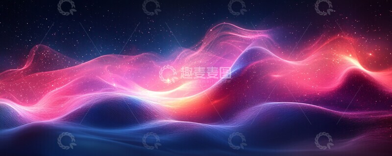 高清大图下载【趣麦麦图】蓝色紫色渐变背景5