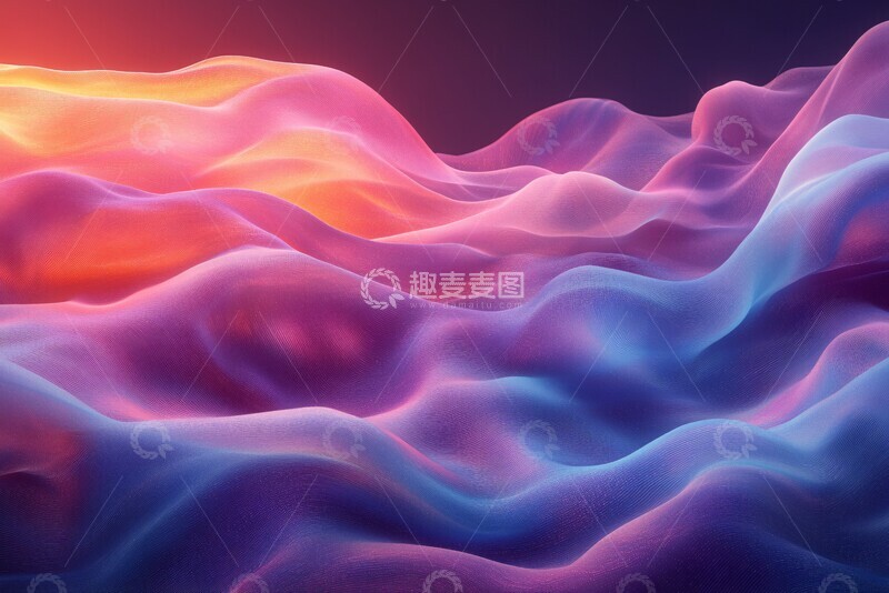 高清大图下载【趣麦麦图】流动色彩背景3