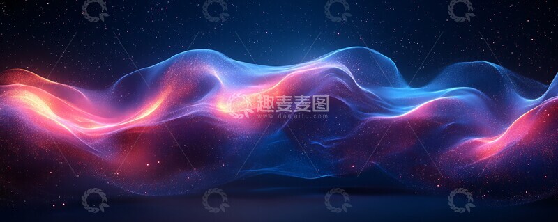 高清大图下载【趣麦麦图】蓝色紫色渐变背景4