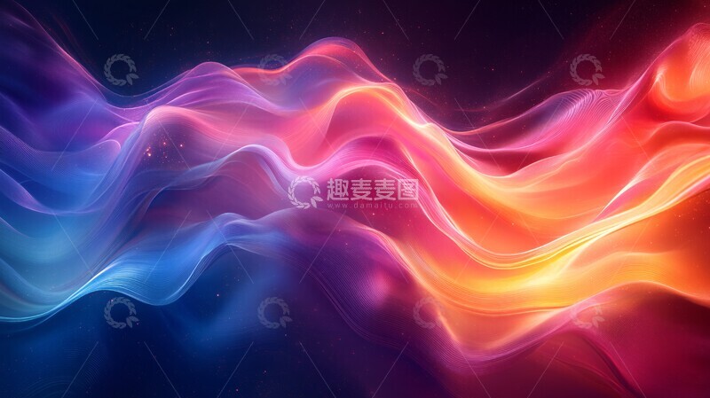 高清大图下载【趣麦麦图】流光渐变流光渐变色彩