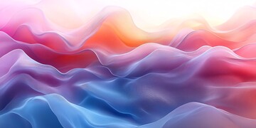 彩色波浪背景图2