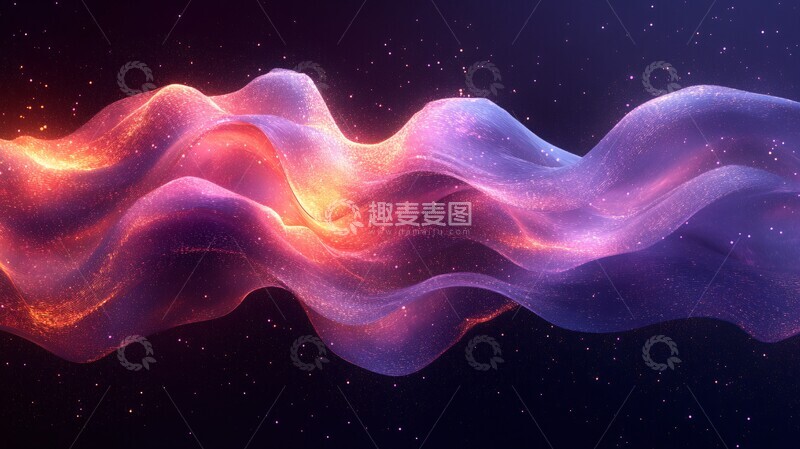 高清大图下载【趣麦麦图】波动之声波动波浪能量