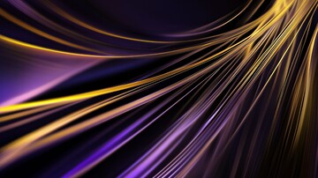 黄色紫色线条流动