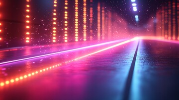 红蓝光带金属背景2