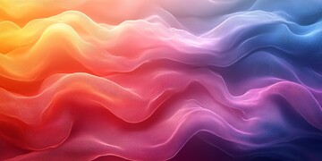 彩色波浪背景图