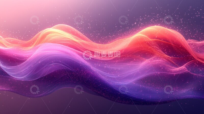 高清大图下载【趣麦麦图】波动之声波动波浪能量1