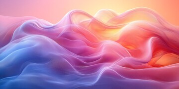 彩色波浪背景图1