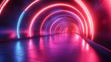 红蓝光带金属背景3