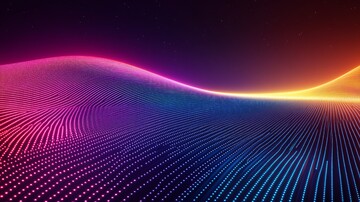 色彩光波背景图3