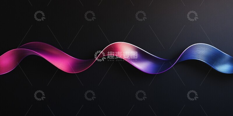 高清大图下载【趣麦麦图】紫色渐变线条2