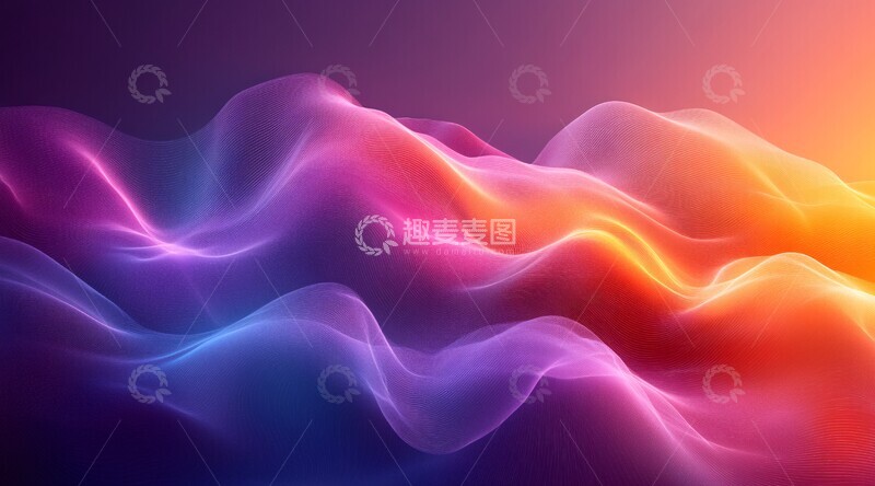 高清大图下载【趣麦麦图】紫色红色渐变背景1