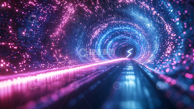 高清大图下载【趣麦麦图】虚拟现实隧道2