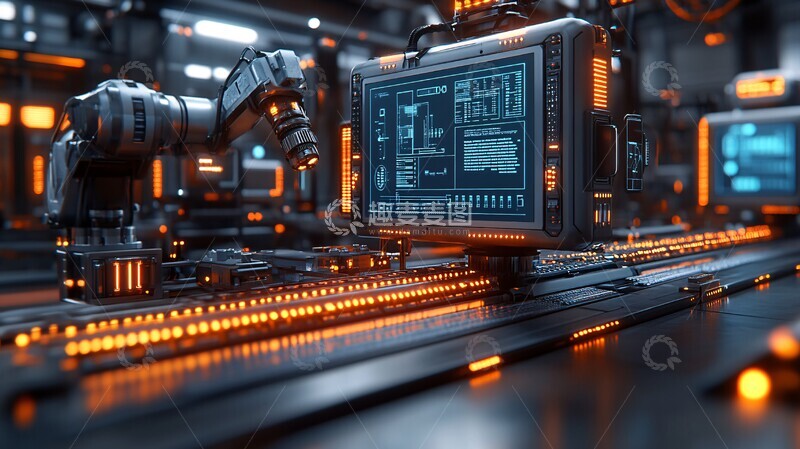 高清大图下载【趣麦麦图】驱动生产设施1