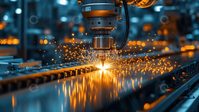 高清大图下载【趣麦麦图】机器人焊接金属组件2