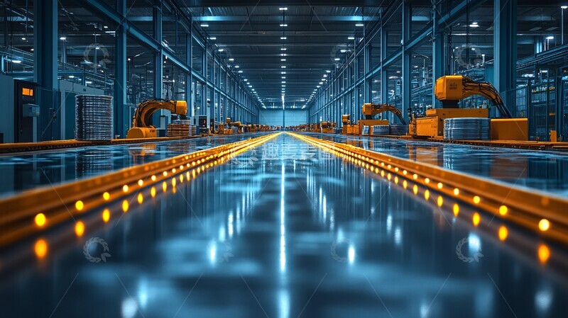 高清大图下载【趣麦麦图】自动化工厂车间