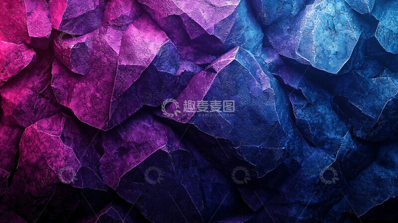 高清大图下载【趣麦麦图】深紫蓝渐变抽象1