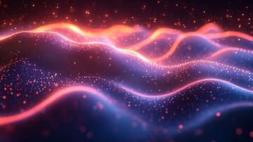 数字波光背景