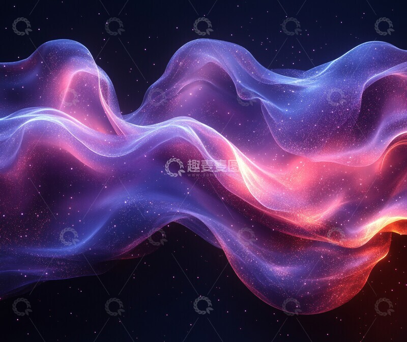 高清大图下载【趣麦麦图】紫色波浪纹紫色波浪黑色2