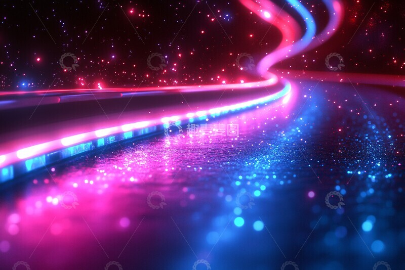 高清大图下载【趣麦麦图】光影线条背景5