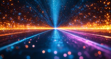 光速光线对称背景