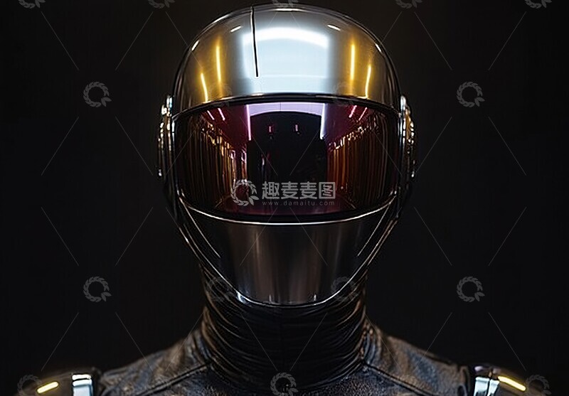 高清大图下载【趣麦麦图】银色机器人采访