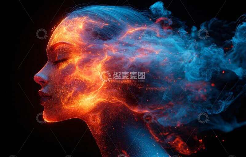 高清大图下载【趣麦麦图】机器人彩色头部2