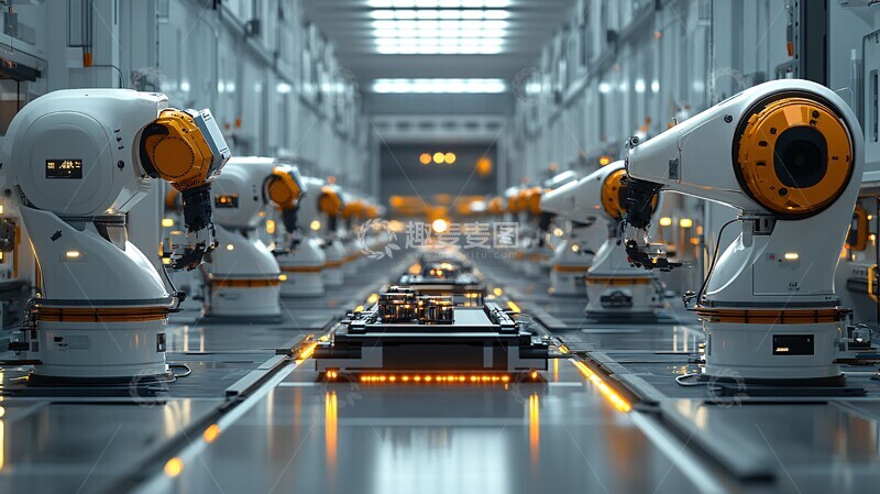 高清大图下载【趣麦麦图】自动化工厂生产线2