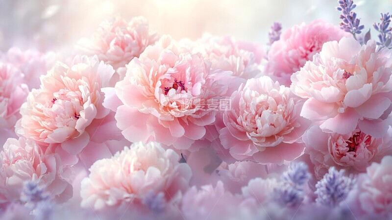 高清大图下载【趣麦麦图】粉嫩芍药梦幻柔光2
