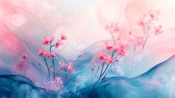 梦幻抽象花卉2