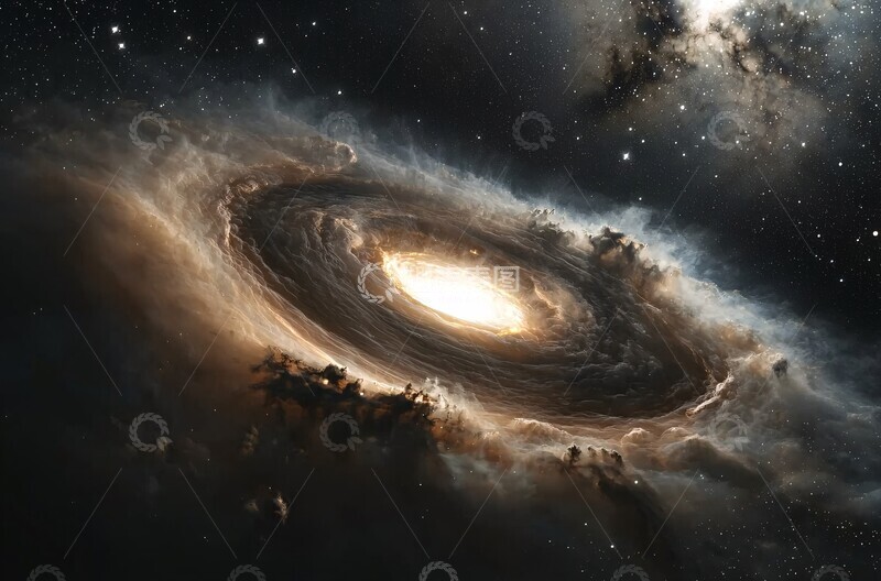 高清大图下载【趣麦麦图】尘埃环与吸积盘2