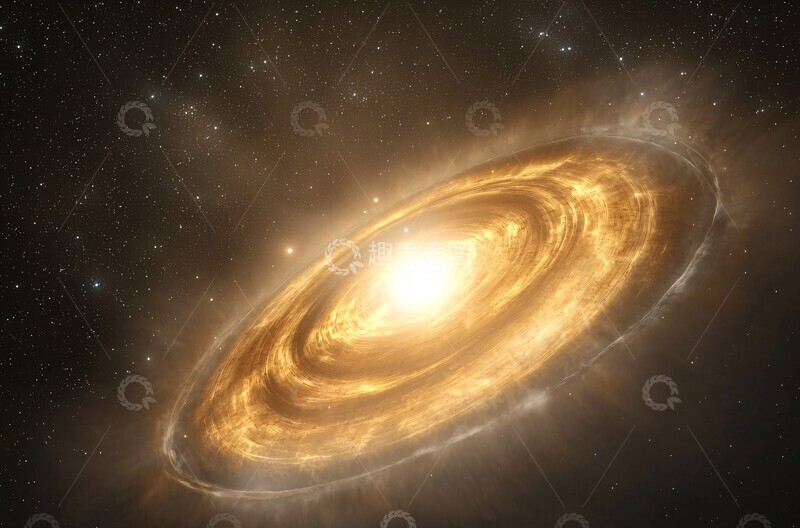 高清大图下载【趣麦麦图】尘埃环与吸积盘