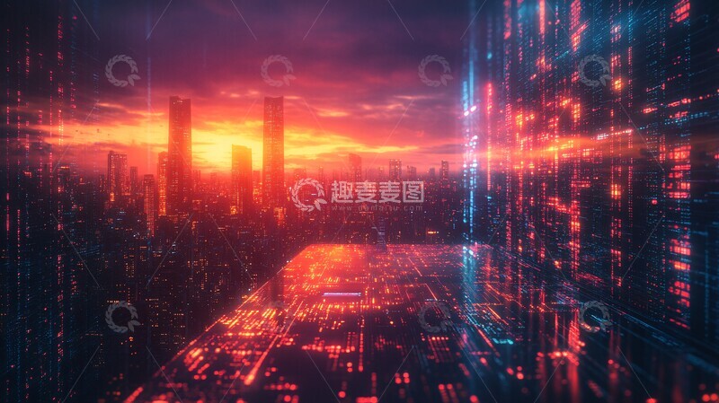 高清大图下载【趣麦麦图】金融科技办公空间1