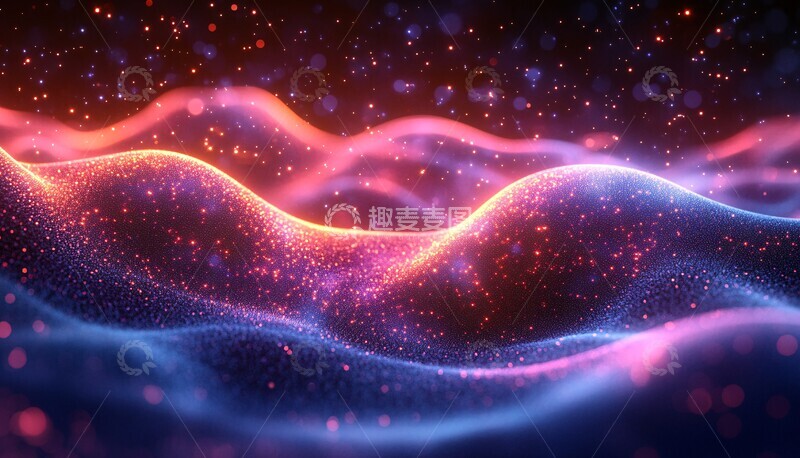 高清大图下载【趣麦麦图】波光线条背景1