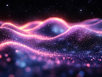 黑紫蓝光点波纹1