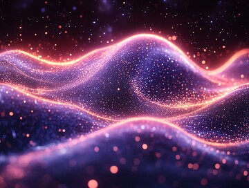 黑紫蓝光点波纹2