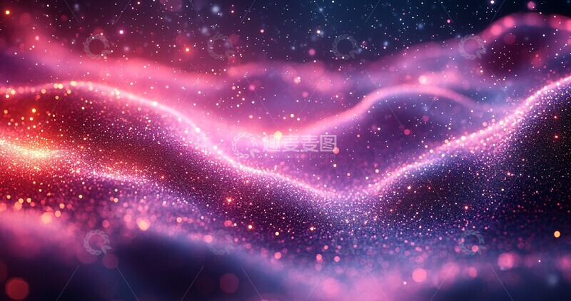 高清大图下载【趣麦麦图】紫色光点簇紫色光点圆形