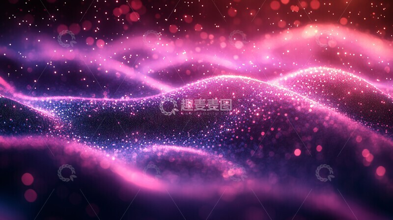 高清大图下载【趣麦麦图】紫色灯光商业背景1