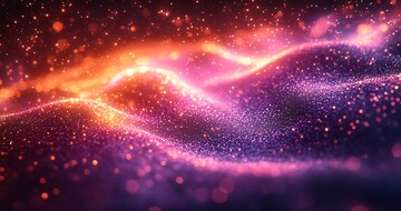 紫色光点簇紫色光点圆形3