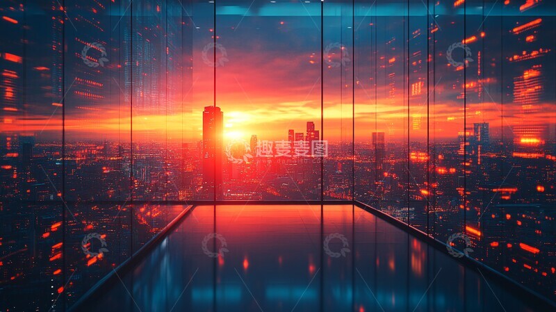 高清大图下载【趣麦麦图】金融科技办公空间2