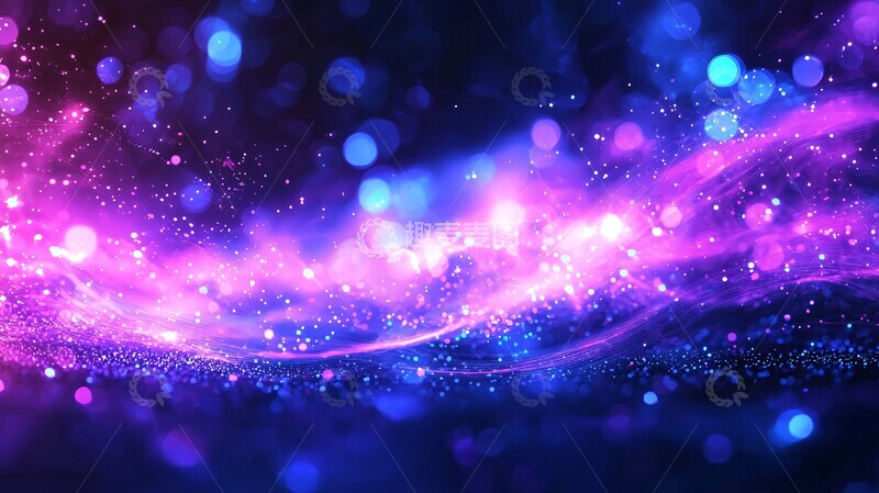 高清大图下载【趣麦麦图】深蓝紫色光晕背景1