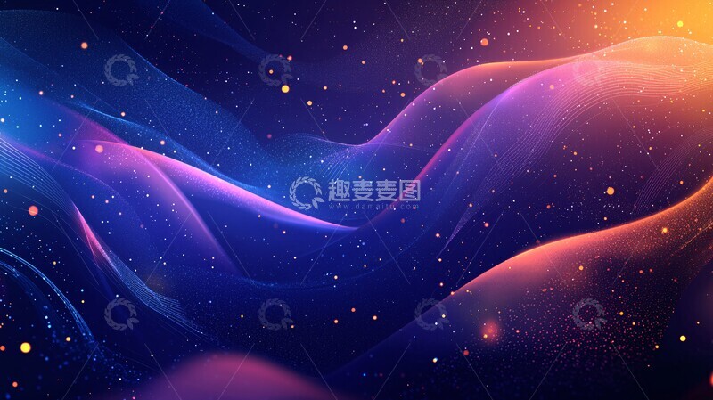 高清大图下载【趣麦麦图】智能网络背景1