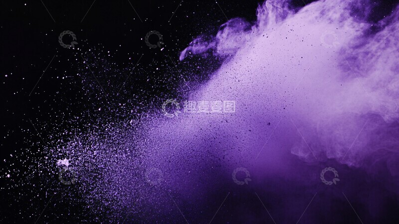 高清大图下载【趣麦麦图】紫色渐变宇宙背景1